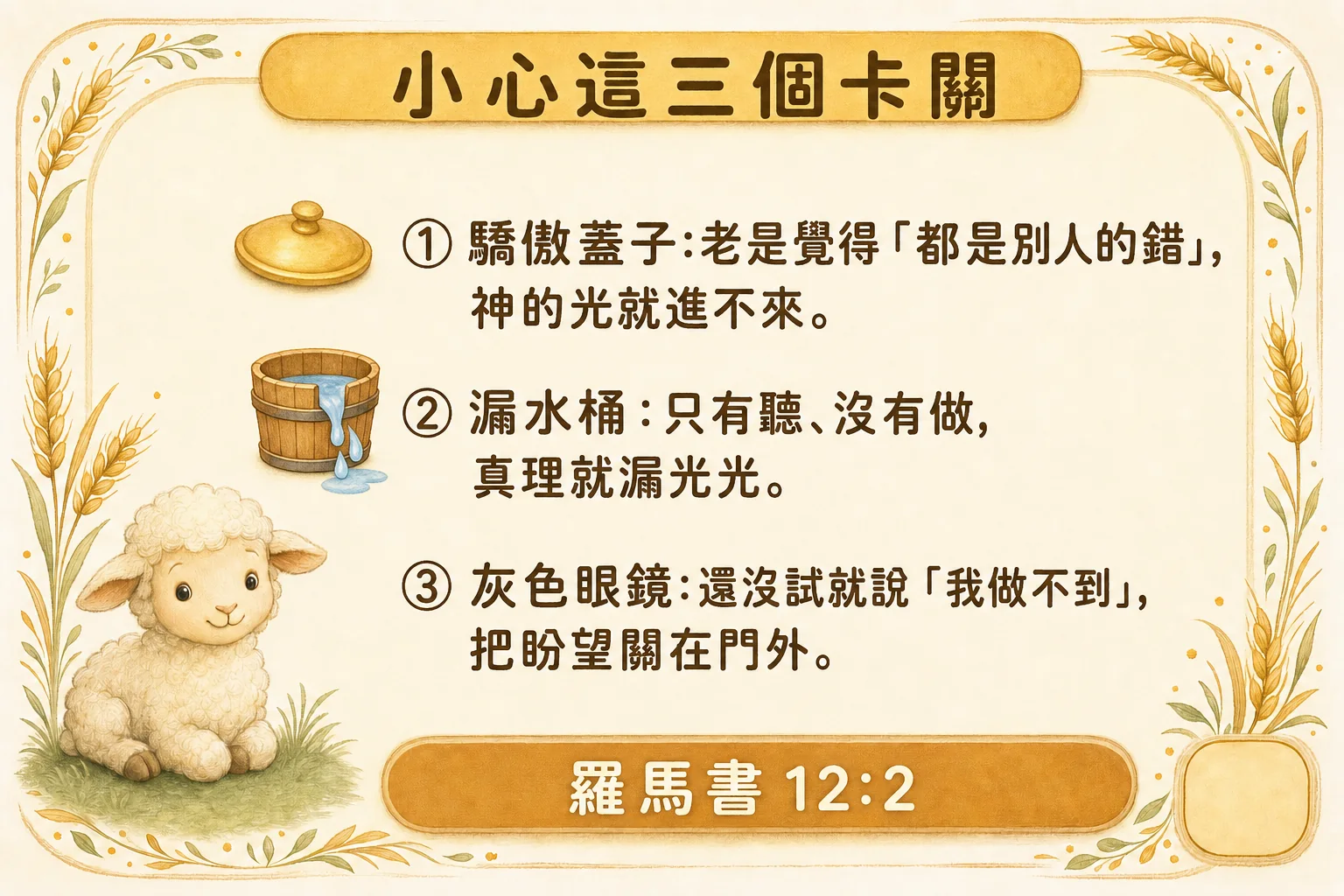小心這三個卡關